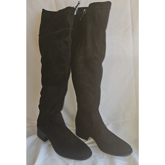 Kenneth Cole Stanford Tall Boots, Black, New in Box - Picture 2 of 6